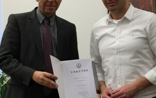 Prof. Linhardt Prof.-Ernennung